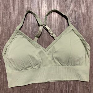 lululemon Ebb To Street Bra - Green Fern